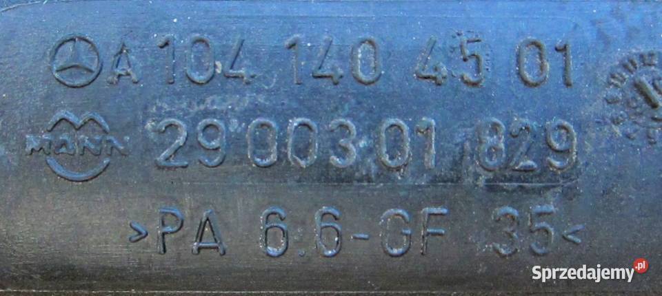 MERCEDES KOLEKTOR SSĄCY 1041404501 kolektory ssące mazowieckie Radom