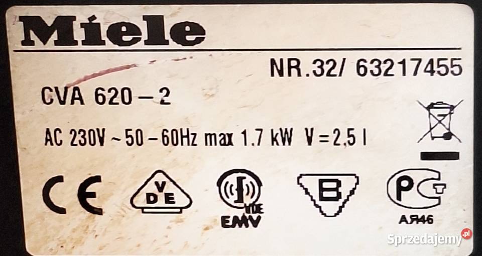 Ekspres do kawy Miele AGD drobne