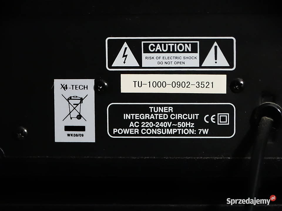 Zestaw audio X4TECH Tuner Equalizer Wzmacniacz Biłgoraj