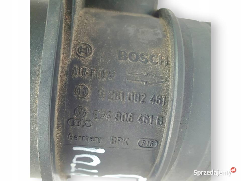 PRZEPŁYWOMIERZ Audi A4 B5 19 TDI 074906461B Chełm