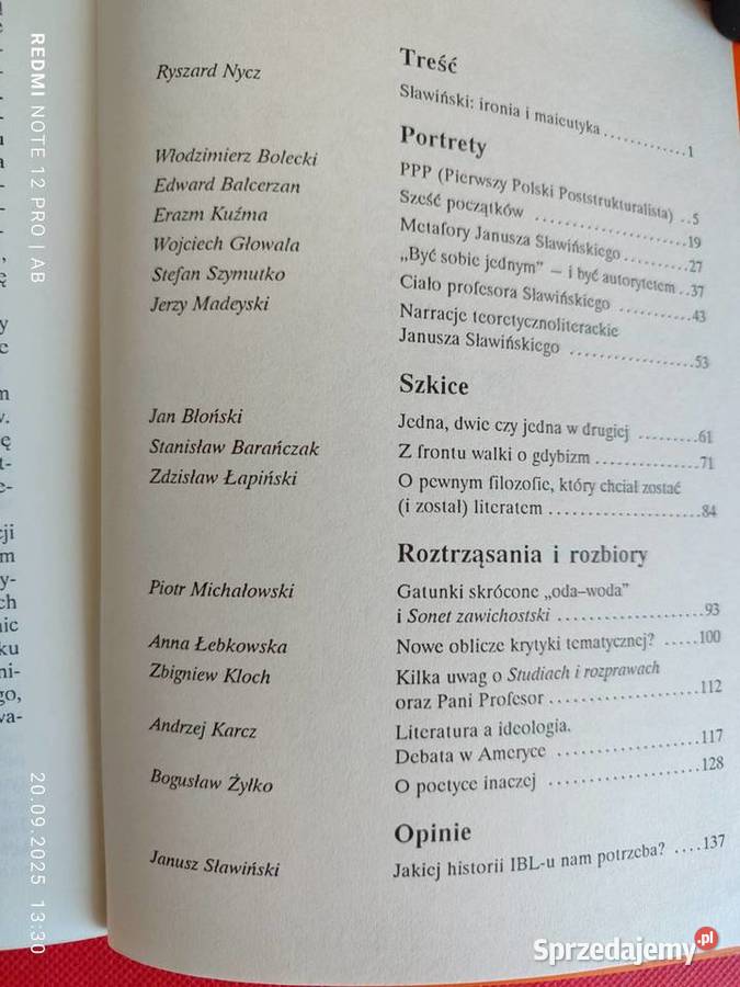 Teksty Drugie 4 28 1994 Sławiński IBL PAN Katowice