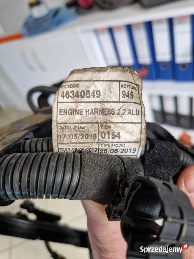 Wiązka instalacji Fiat Alfa Romeo 46340649 Złocieniec