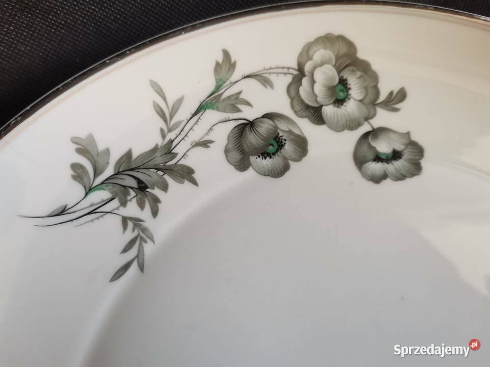 Stary przedwojenny talerz patera porcelana śląskie Katowice sprzedam