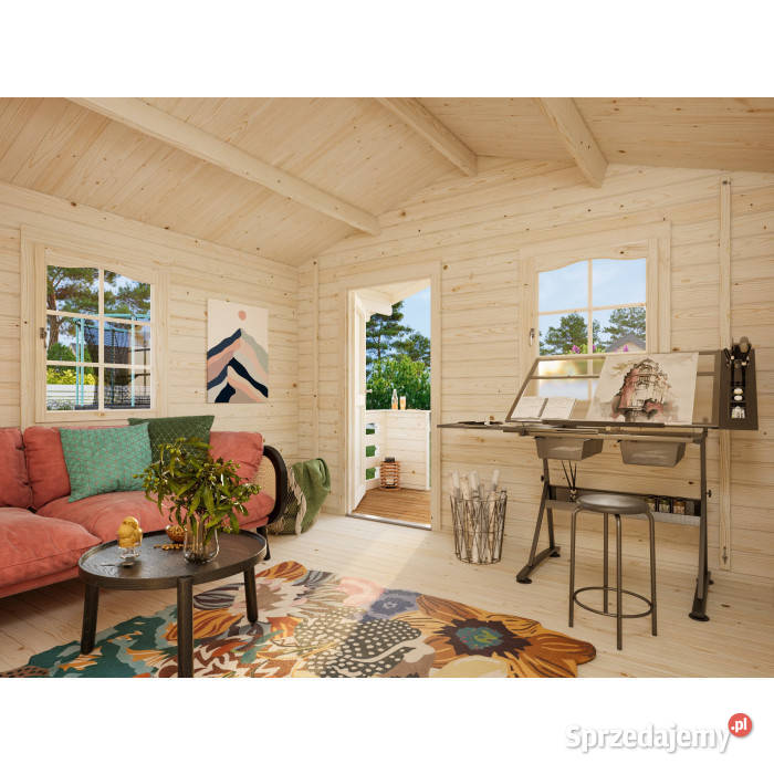 Drewniany domek ogrodowy Ela 104 42 m2 Mrągowo