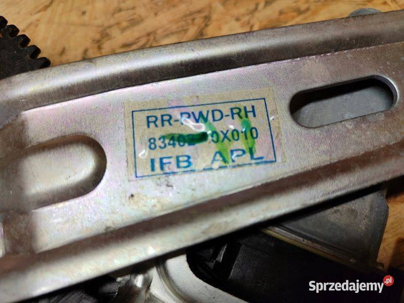 Mechanizm Szyby Prawy Tył Hyundai I10 0813 Mechanizmy opuszczania szyb Pleszew