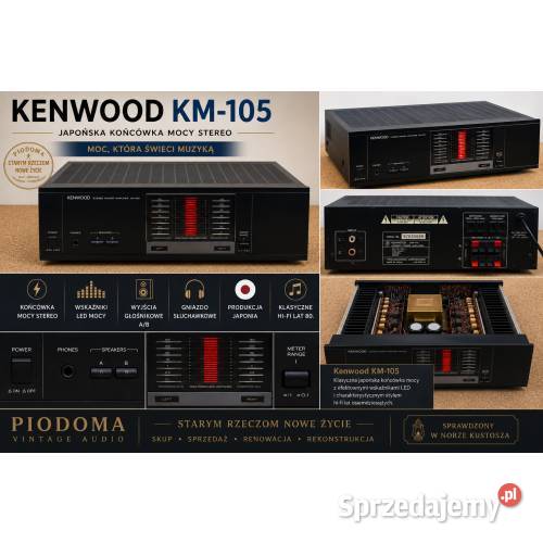 Kenwood 105 końcówka mocy stereo HiFi Japońska
