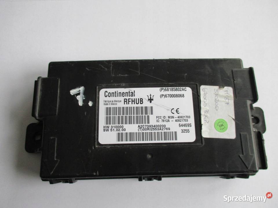 MODUŁ STEROWNIK 670008068 MASERATI QUATTROPORTE