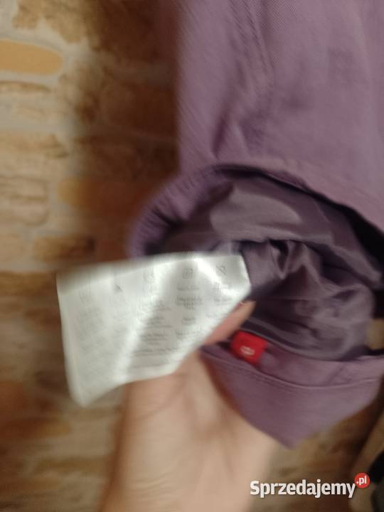 42XL Fioletowa dżinsowa kamizelka garniturowa z fioletowy Kraków