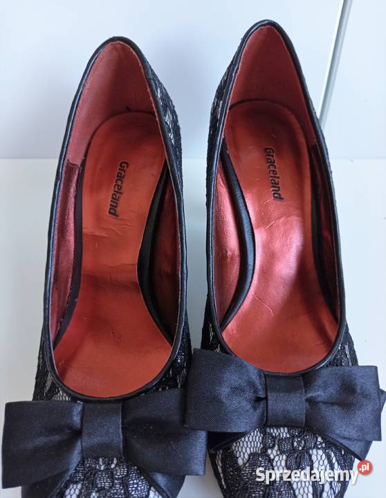 Szpilki czółenka koronka Graceland 36 śląskie Katowice