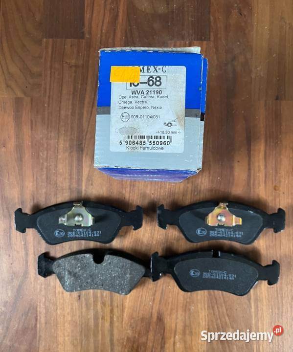 Klocki hamulcowe Opel Astra Calibra Kadet Omega