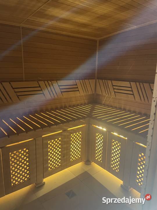 Gorąca sauna ciepła Ukrainska Łaznia sala Toporzysko