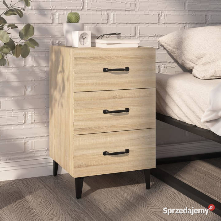 Szafka nocna dąb sonoma 40x40x66 materiał mazowieckie Warszawa