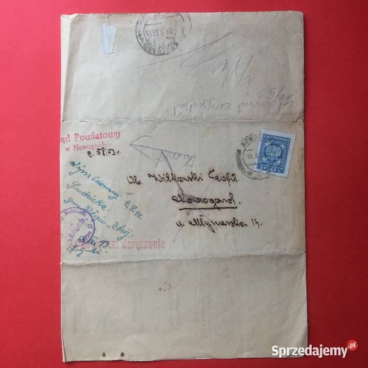 1693 Pismo Z Sądu W Nowogardzie Szczecin