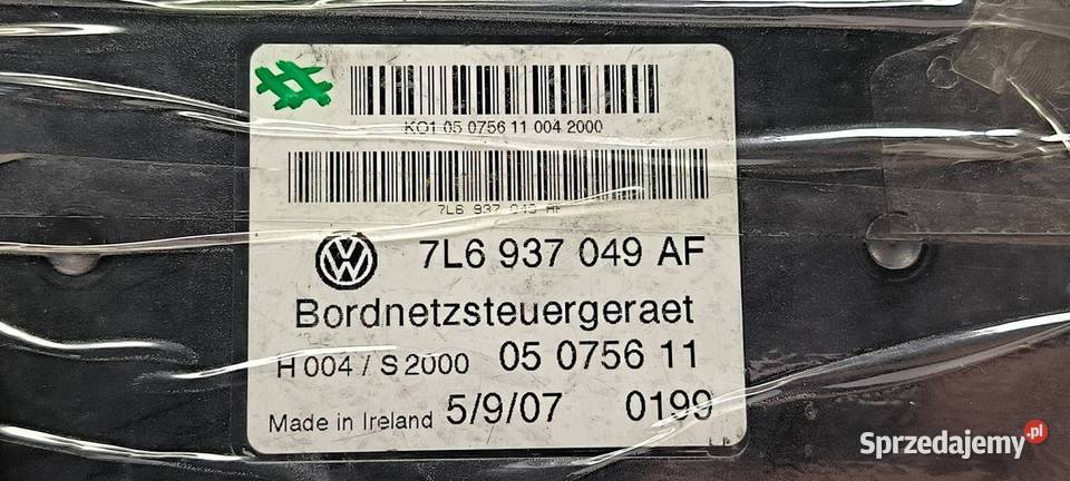 KOMPUTER VOLKSWAGEN PHAETON 7L6937049AF Lipno