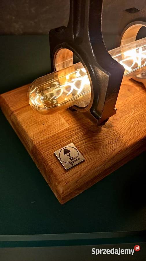 Lampa stołowa z części samochodowych audi Bytom