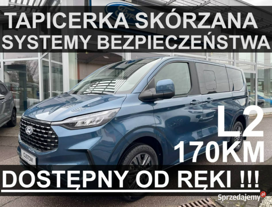 Ford Tourneo Custom L2 170 Fotele AGR system Start-Stop Szczecinek
