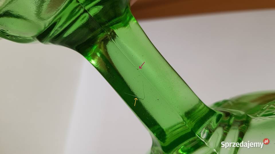 Owocarka kat 1172 Ząbkowice stare kolorowe szkło Dąbrowa Górnicza sprzedam