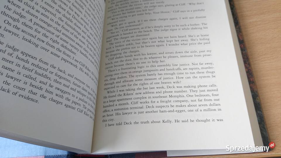 The Rainmaker 1st Edition 1995 by Grisham John twarda z obwolutą