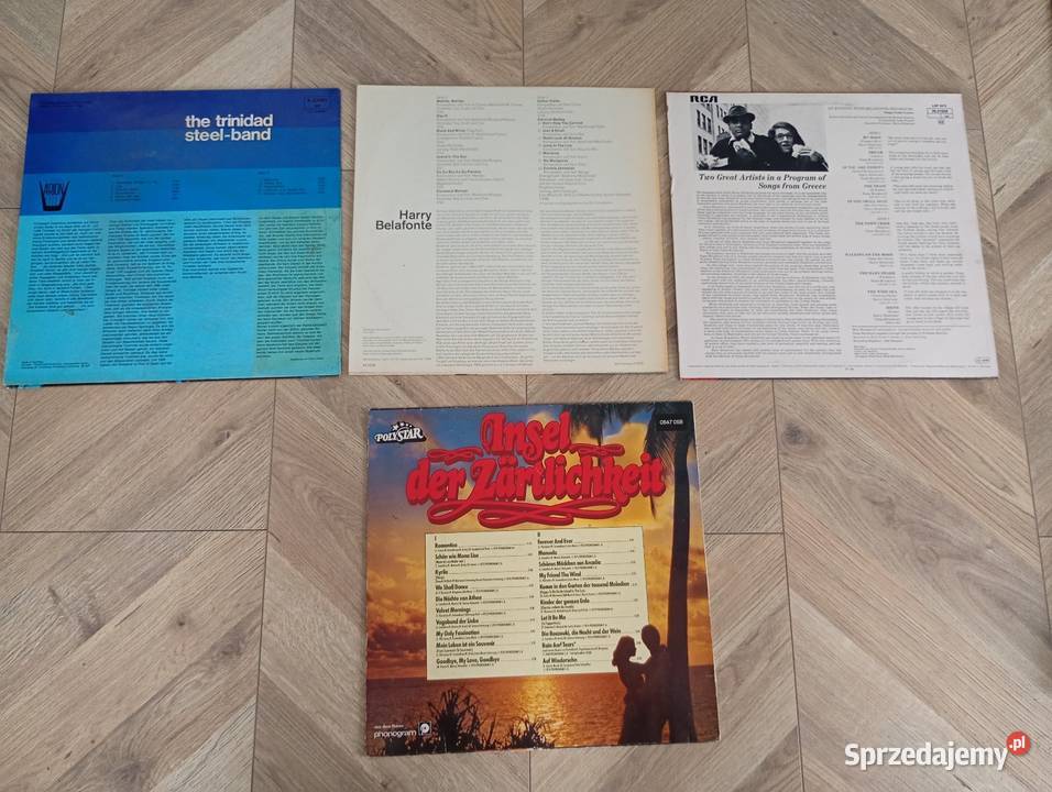 Zestaw 4 płyt winylowych LP Harry Belafonte lubuskie Krosno Odrzańskie
