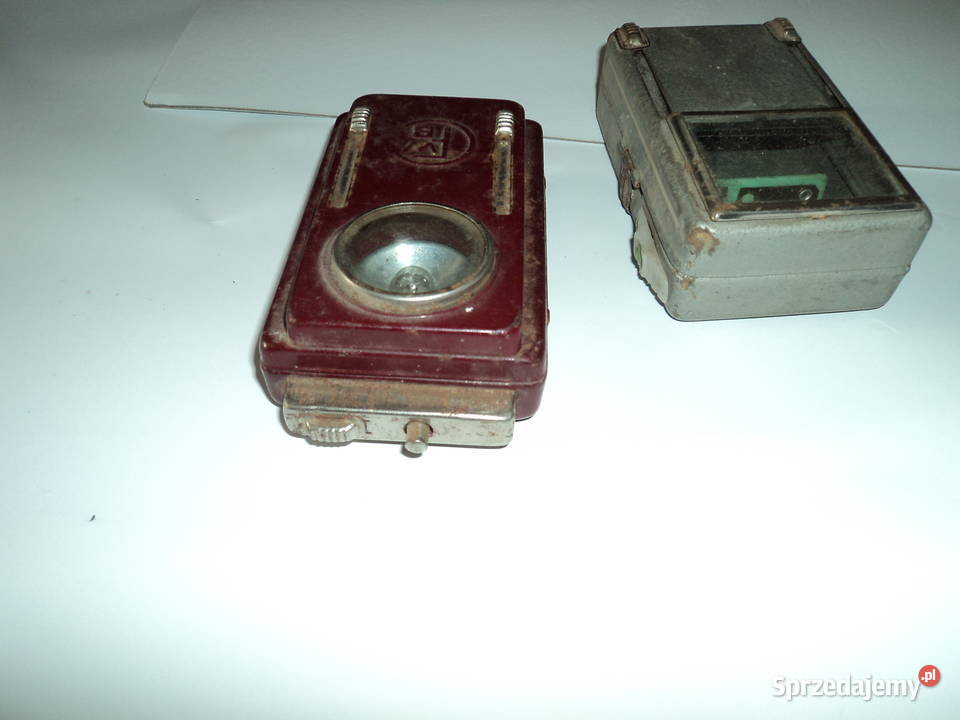 Wczesny PRL czerwona latarka ormowca druga Nowy Sącz