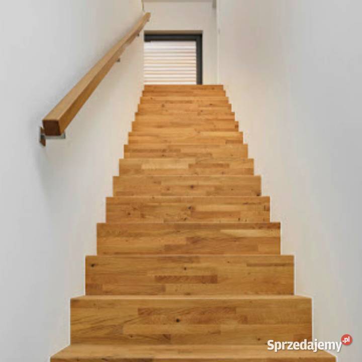 Stopień Drewniany Prosty Buk na Wymiar do