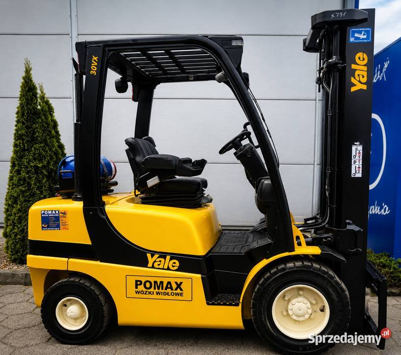 YALE GLP30VX 3T 2007r LPG Triplex 521 m UDT Oborniki