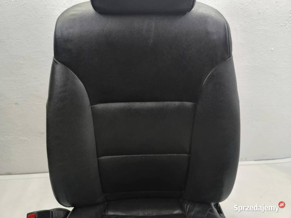 FOTEL LEWY PRZÓD SKÓRA GRZANY BMW E61