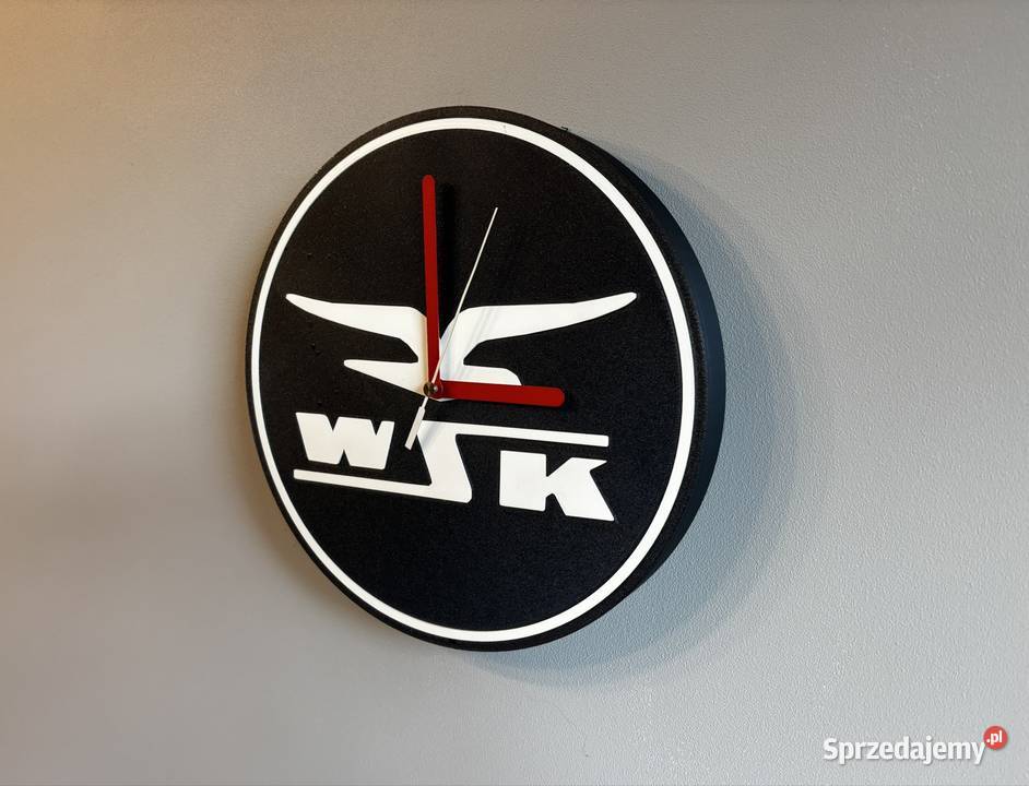 Zegar Wsk PRL fana starej motoryzacji 25 tworzywo sztuczne Oświęcim