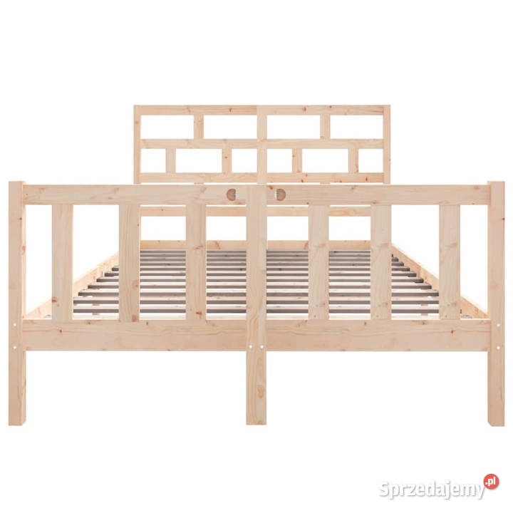 Rama łóżka lite drewno sosnowe podwójna 135x190 mazowieckie