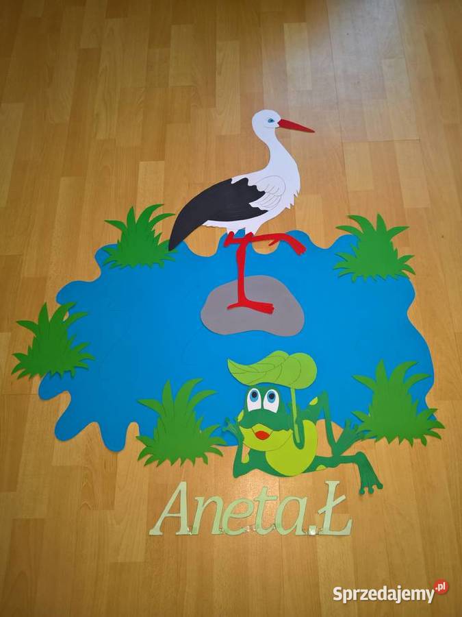 Dekoracje dwustronne okienne wiosenne z brystolu Pozostałe