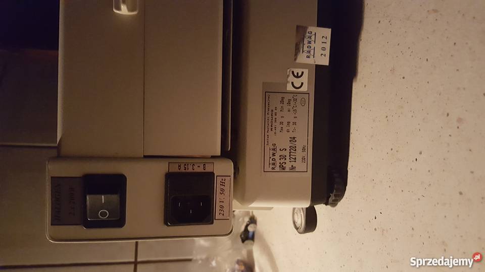 Wago suszarka Radwag wps 30 s stan Wielka Wieś