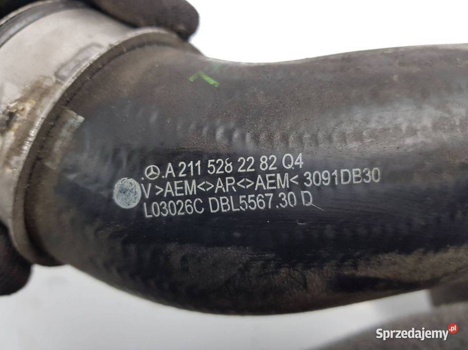 RURA WĄŻ INTERCOOLERA A2115282282 E KLASA W211 Lipno sprzedam