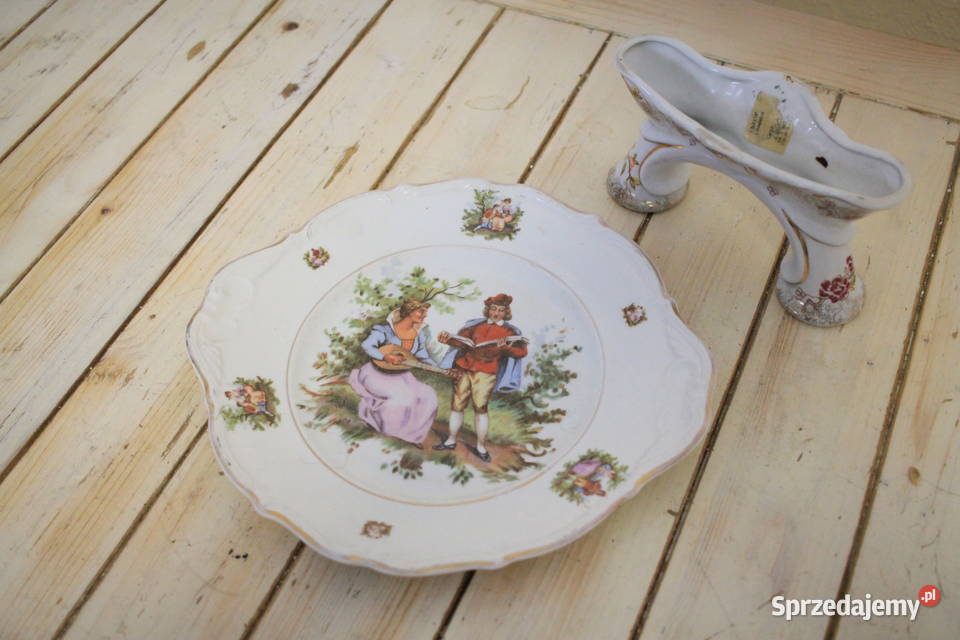 Taca dekoracyjna Porcelana Wałbrzyska Rococo inny kolor Dekoracje i ozdoby Pszczyna sprzedam