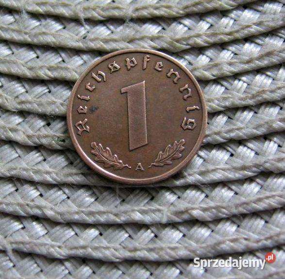 Niemcy 1 Reichspfennig 1939r A Kalisz