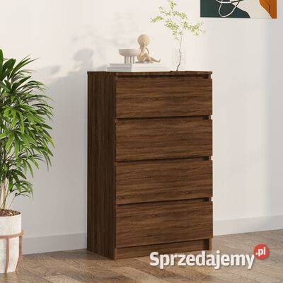 vidaXL Komoda brązowy dąb 60x35x985 Pozostałe mazowieckie Warszawa