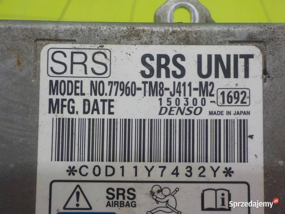 HONDA INSIGHT II 09r 5D modul sensor AIRBAG osobowe Suków sprzedam