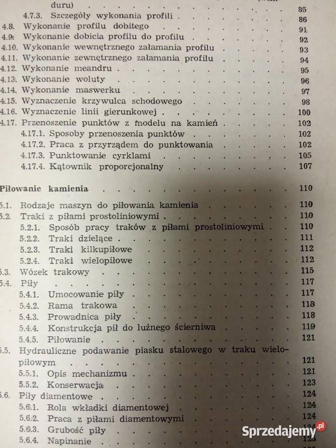 Kamieniarstwo książki używane kolekcjonerskie mazowieckie