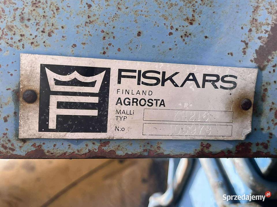 Pług fiskars 2 skibowy