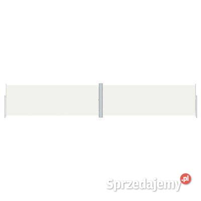 vidaXL Zwijana markiza boczna na taras kremowa sprzedam