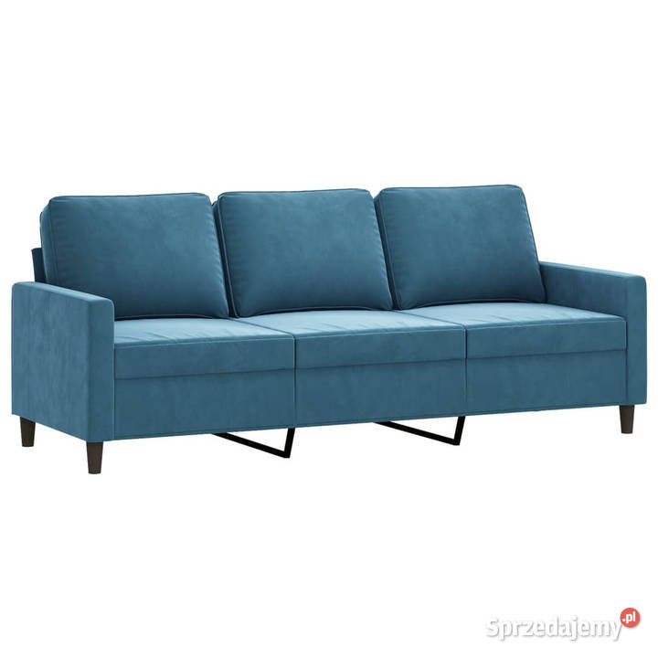 Sofa 3osobowa niebieski 180 tapicerowana Warszawa