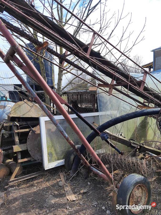 Podajnik łańcuchowy idealny do siana słomy Sejny