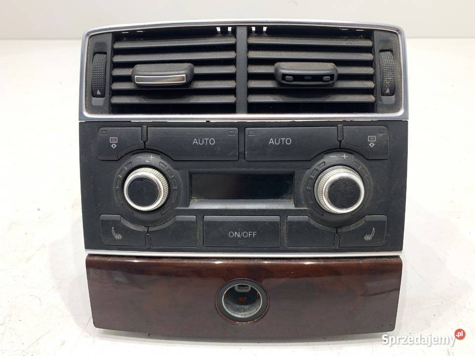 PANEL STEROWANIA NAWIEWU KLIMATYZACJI TYŁ AUDI Panele sterowania, przełączniki podkarpackie