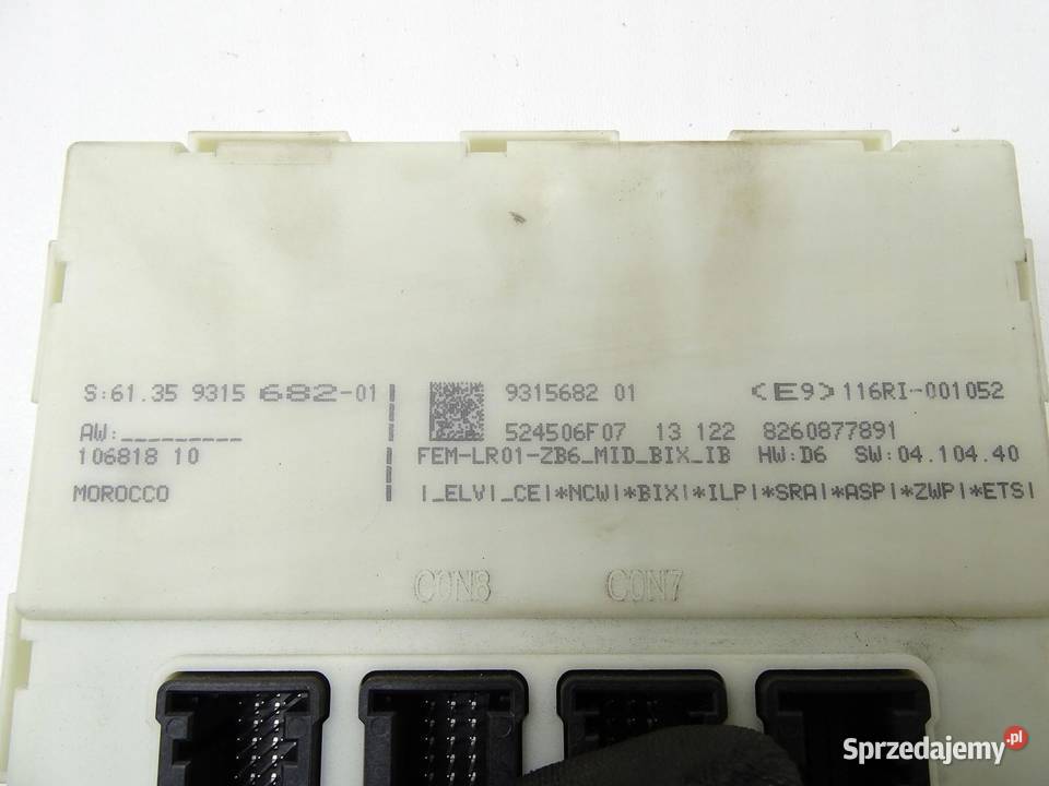 MODUŁ STEROWNIK KOMFORTU BCM 9315682 BMW F20 F21 małopolskie