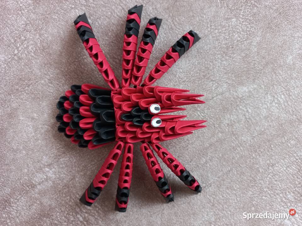 PAJĄK z origami rękodzieło ozdoba prezent Rękodzieło Puławy