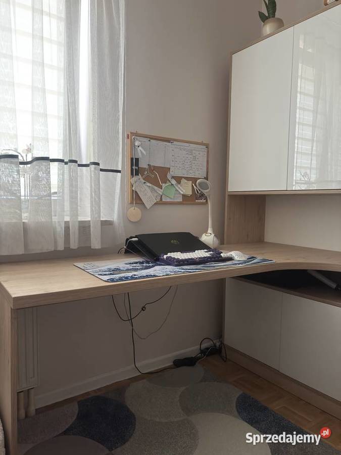 Biurko z regałemszafka Miretto Warszawa