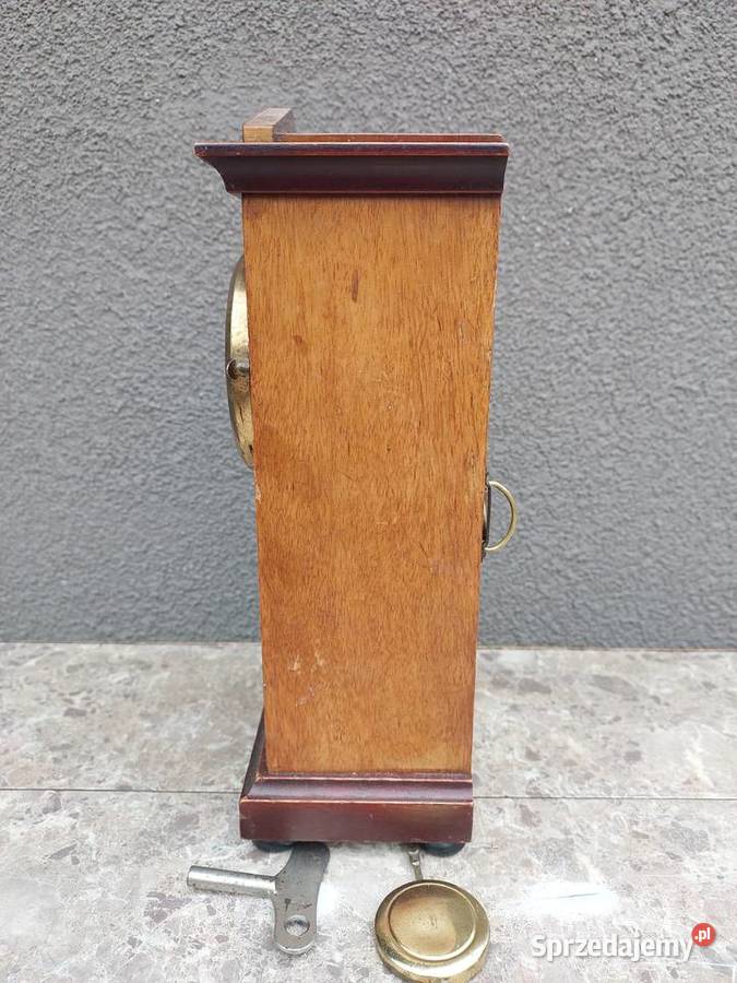 107 Stary zegar stołowy chodzik miniaturka HAU