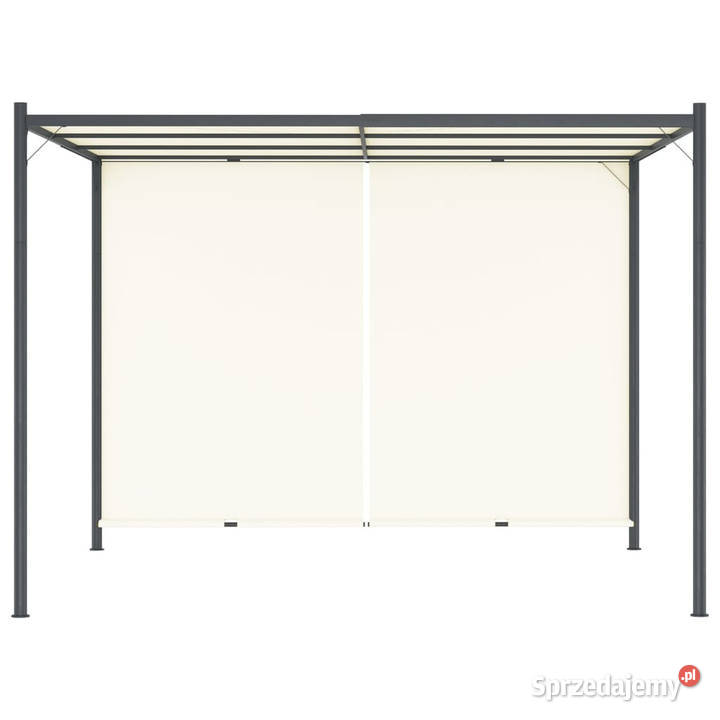 Pergola z regulowanym dachem śmietankowa 3x3 m Pozostałe mazowieckie