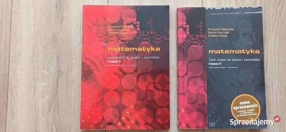 Matematyka Kłaczkow Kurczab Świda wyd OE K tradycyjny podręcznik sprzedam