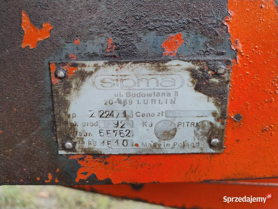 Sprzedam prasę kostkującą Sipma Z2241 Janin
