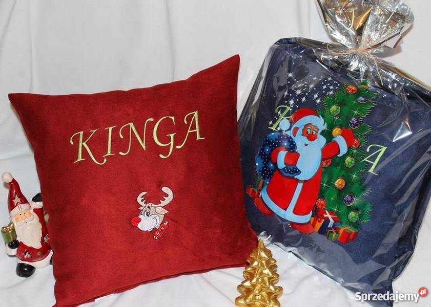 Poduszka na Święta Dziecka z Imieniem na kujawsko-pomorskie Grudziądz